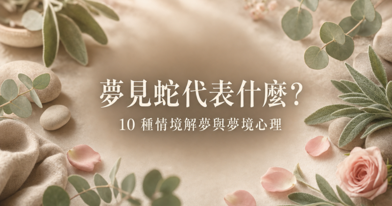 夢見蛇代表什麼解夢