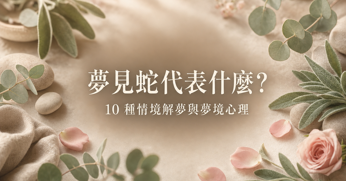夢見蛇代表什麼解夢